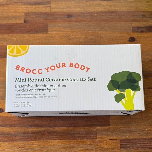 brocc your body Other - Mini Round Ceramic Cocotte Set